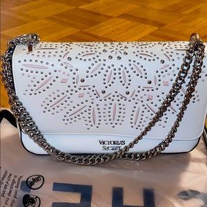 Victoria’s Secret white shoulder bag
